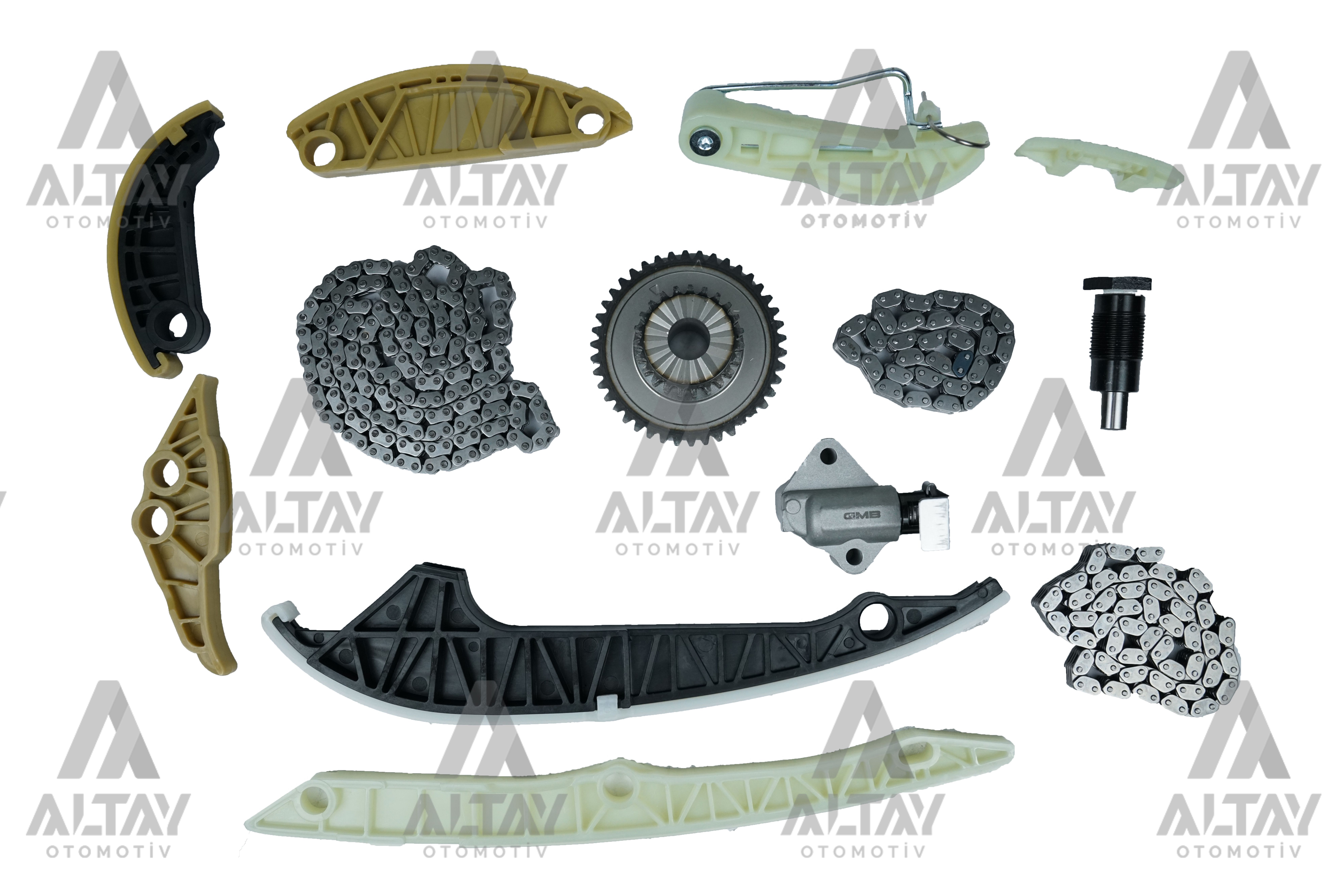 Audi A6 Triger Zinciri 2008-2015 Eksantrik Zincir Seti OEM 06K109158AA
